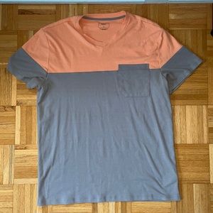orange and gray tshirt